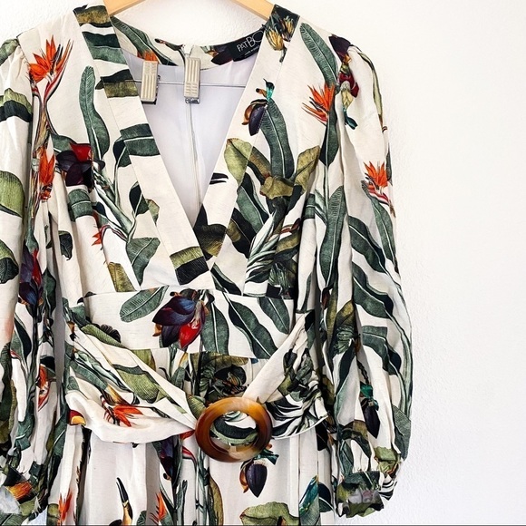 PatBO Tropical Hi-Low Romper 6 - Picture 7 of 13